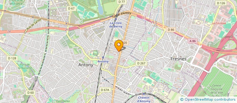 localisation de l'entreprise MADAME LAURA SWIROG à ANTONY