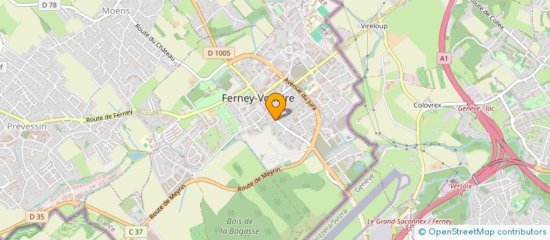 localisation de l'entreprise MADAME LAURA SYRAT à FERNEY-VOLTAIRE