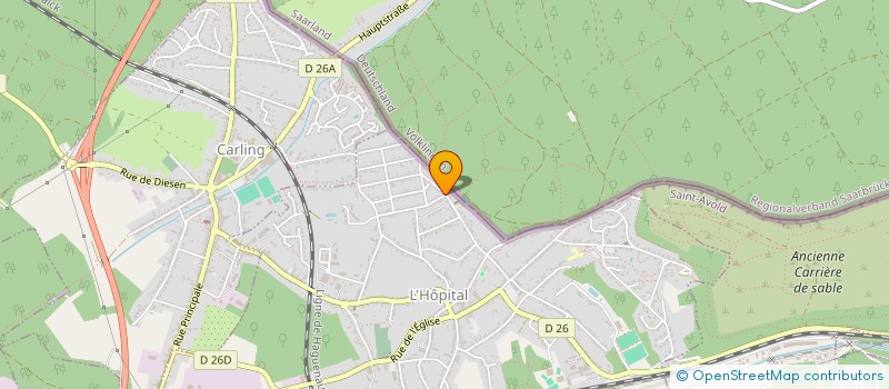 localisation de l'entreprise MADAME LAURA SZWEJK  L'HOPITAL