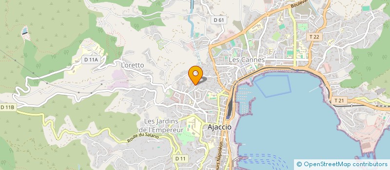 localisation de l'entreprise MADAME LAURA TAIEB à AJACCIO