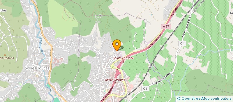 localisation de l'entreprise MADAME LAURA TANOUX  SOLLIES-PONT