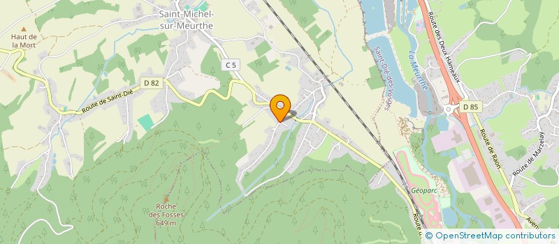 localisation de l'entreprise MADAME LAURA TARUFFI  SAINT-MICHEL-SUR-MEURTHE