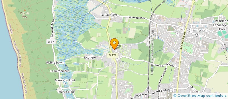localisation de l'entreprise MADAME LAURA TAUPIN à LES SABLES-D'OLONNE