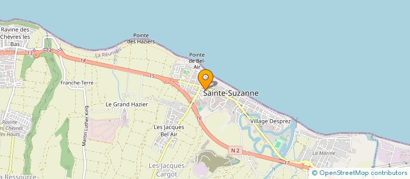 localisation de l'entreprise MADAME LAURA TECHER à SAINTE-SUZANNE