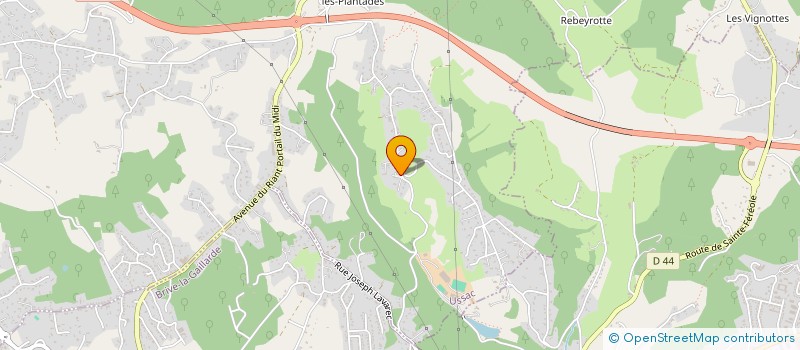 localisation de l'entreprise MADAME LAURA TEIL  USSAC