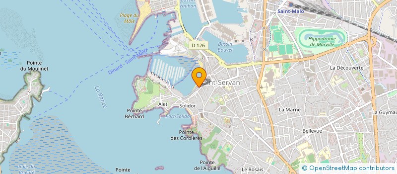 localisation de l'entreprise MADAME LAURA TEXIER  SAINT-MALO