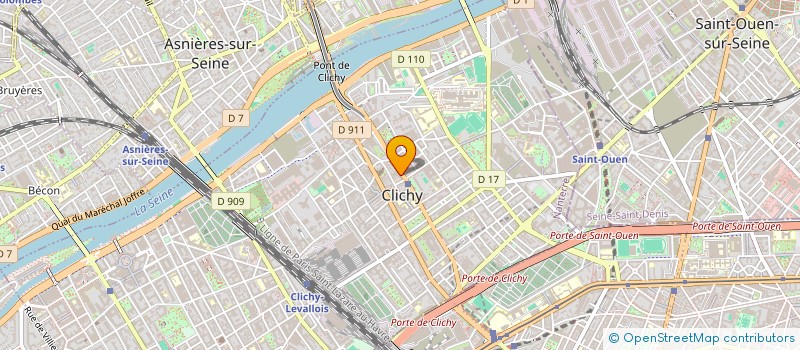 localisation de l'entreprise MADAME LAURA TEYSSANDIE  CLICHY