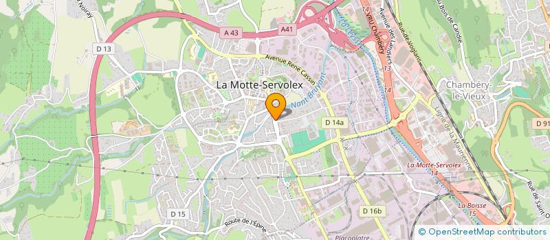 localisation de l'entreprise MADAME LAURA THEVENET à LA MOTTE-SERVOLEX