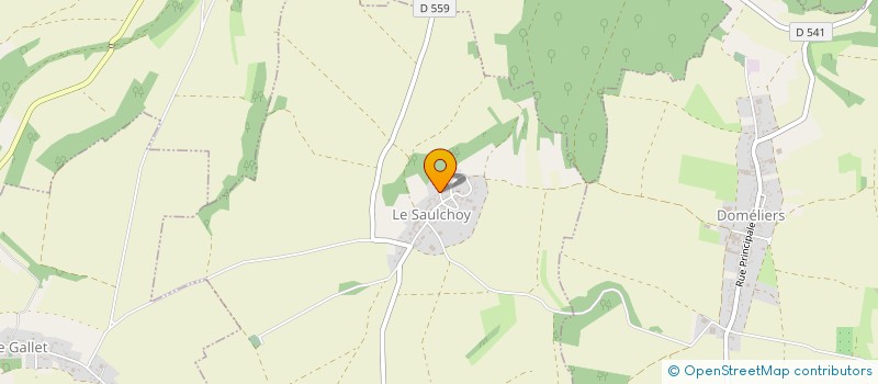 localisation de l'entreprise MADAME LAURA THIBAULT  LE SAULCHOY