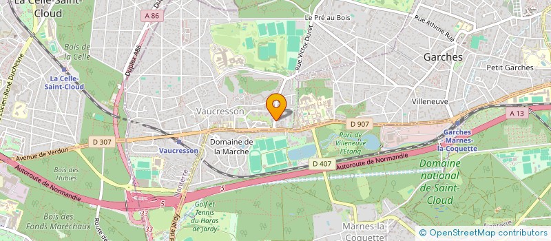 localisation de l'entreprise MADAME LAURA THIVOLET  VAUCRESSON