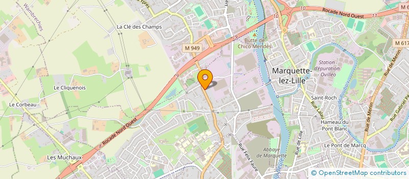 localisation de l'entreprise MADAME LAURA TOMAVO  MARQUETTE-LEZ-LILLE