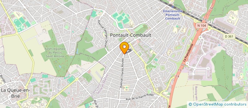localisation de l'entreprise MADAME LAURA TORRES à PONTAULT-COMBAULT