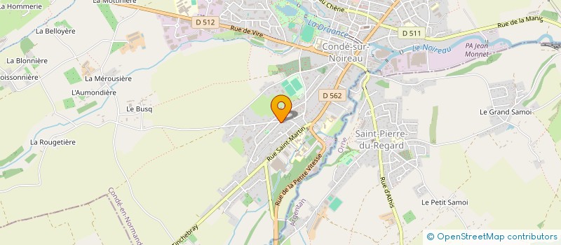 localisation de l'entreprise MADAME LAURA TORRES FOLGAR  CONDE-EN-NORMANDIE