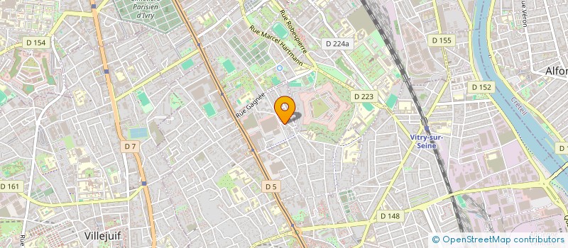 localisation de l'entreprise MADAME LAURA TORTILLARD  VITRY-SUR-SEINE