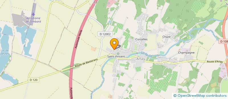 localisation de l'entreprise MADAME LAURA TOUVREY  ARLAY