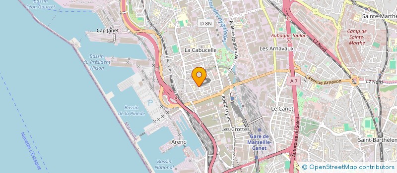 localisation de l'entreprise MADAME LAURA TRAN DANG à MARSEILLE