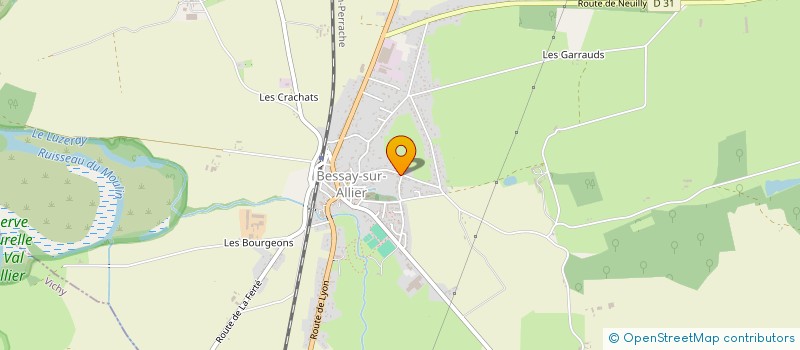 localisation de l'entreprise MADAME LAURA TREGOUBOFF à BESSAY-SUR-ALLIER