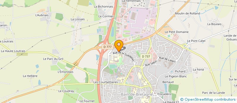 localisation de l'entreprise MADAME LAURA TREICH à BAIN-DE-BRETAGNE