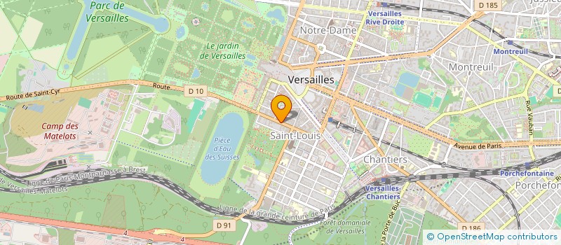 localisation de l'entreprise MADAME LAURA TROTTA à VERSAILLES