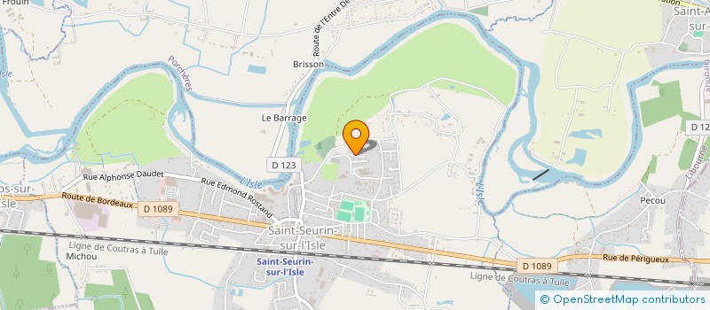 localisation de l'entreprise MADAME LAURA TURENNE  SAINT-SEURIN-SUR-L'ISLE