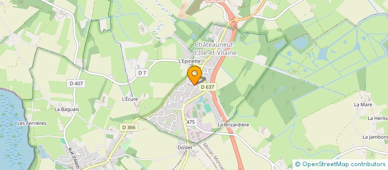 localisation de l'entreprise MADAME LAURA TURLOT  CHATEAUNEUF-D'ILLE-ET-VILAINE