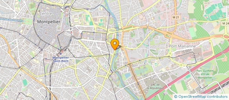localisation de l'entreprise MADAME LAURA UNGAR  MONTPELLIER