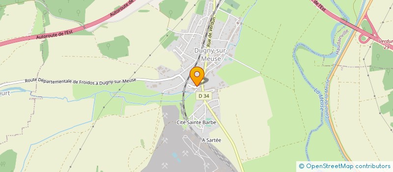 localisation de l'entreprise MADAME LAURA VAILLANT à DUGNY-SUR-MEUSE
