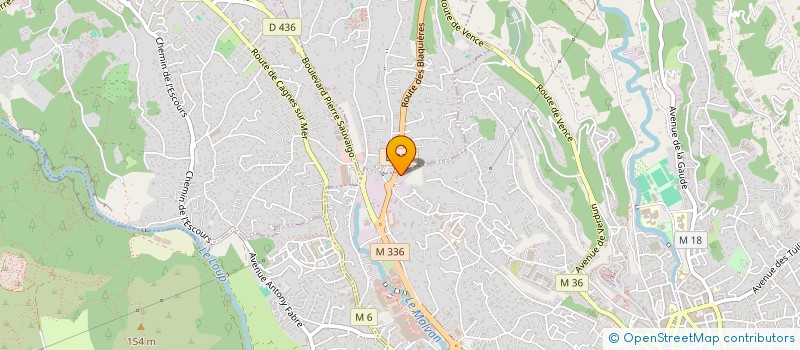 localisation de l'entreprise MADAME LAURA VALCZ à CAGNES-SUR-MER
