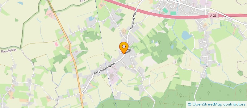 localisation de l'entreprise MADAME LAURA VANDEROSIEREN  BEUVRY-LA-FORET