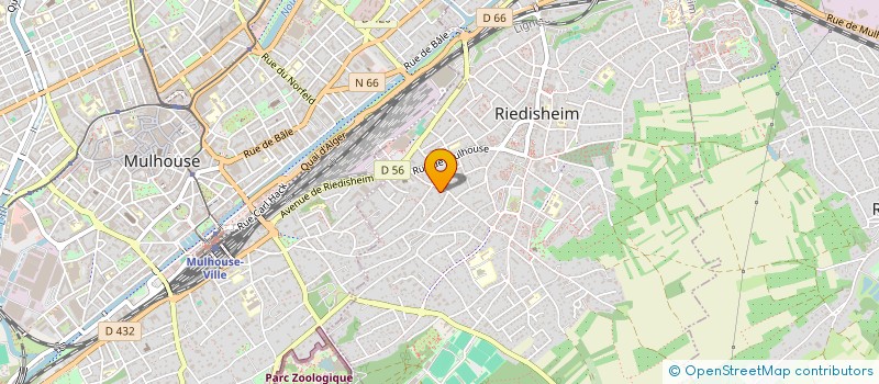 localisation de l'entreprise MADAME LAURA VANDIN  RIEDISHEIM