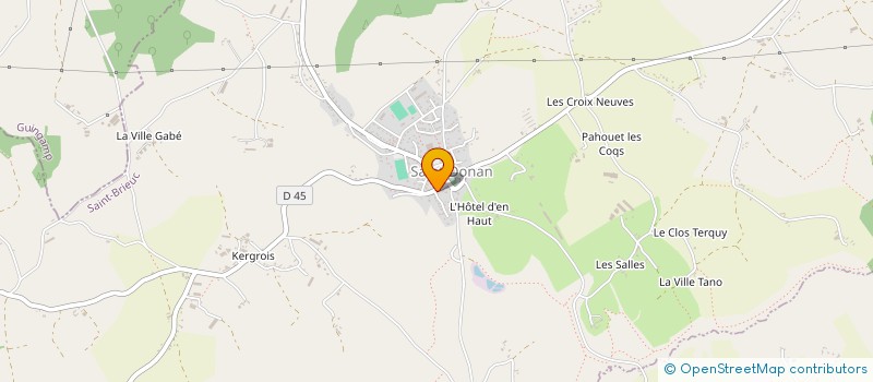 localisation de l'entreprise MADAME LAURA VANNEL à SAINT-DONAN