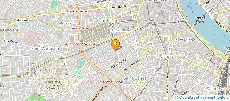 localisation de l'entreprise MADAME LAURA VARGAS VALENZUELA  BORDEAUX