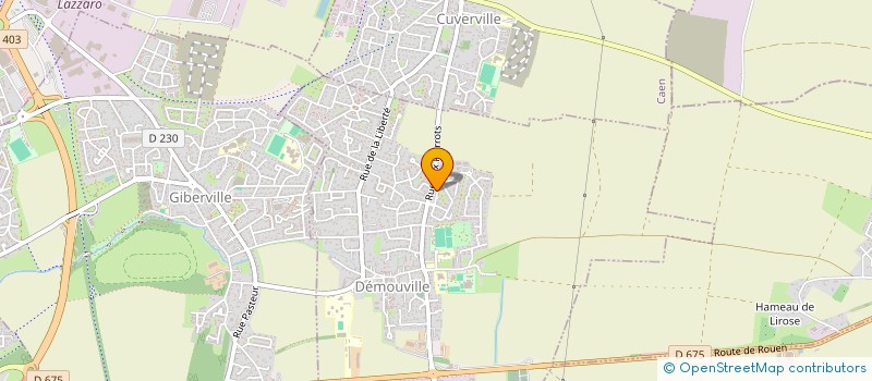 localisation de l'entreprise MADAME LAURA VAUVRECY  RANVILLE