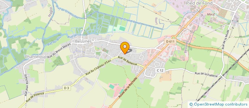 localisation de l'entreprise MADAME LAURA VAUX  BESSINES