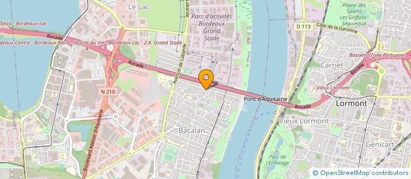localisation de l'entreprise MADAME LAURA VAZ à BORDEAUX