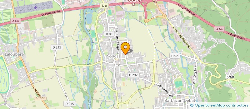 localisation de l'entreprise MADAME LAURA VAZ  SOUES