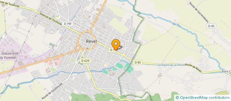 localisation de l'entreprise MADAME LAURA VENON  REVEL