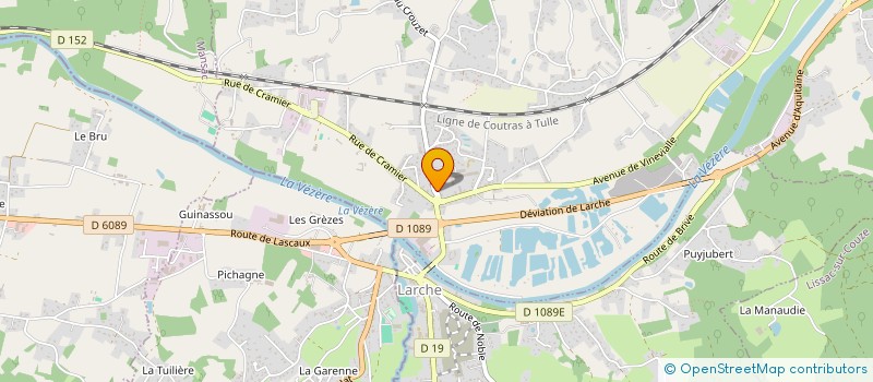 localisation de l'entreprise MADAME LAURA VENRIES  SAINT-PANTALEON-DE-LARCHE