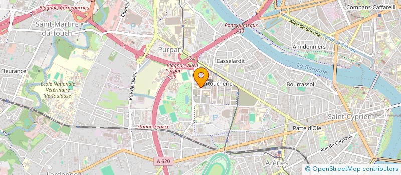 localisation de l'entreprise MADAME LAURA VERLAGUET  TOULOUSE