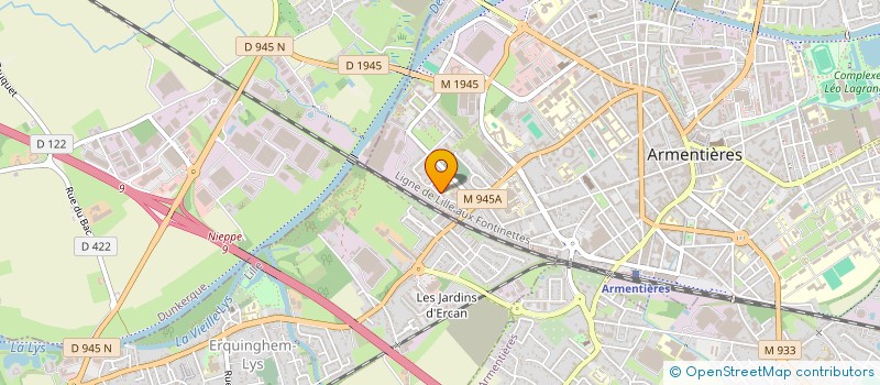 localisation de l'entreprise MADAME LAURA VERMEULEN  ARMENTIERES