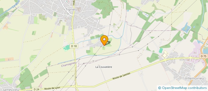 localisation de l'entreprise MADAME LAURA VERNAIS  TIGNIEU-JAMEYZIEU