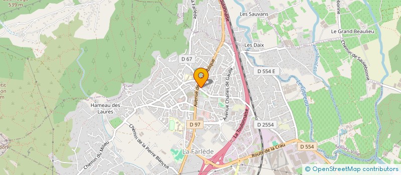 localisation de l'entreprise MADAME LAURA VERRILLI  LA FARLEDE