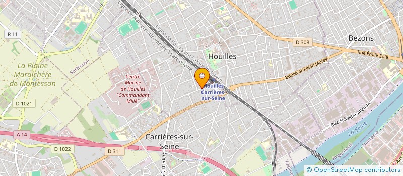 localisation de l'entreprise MADAME LAURA VESPASIEN FIRZE  HOUILLES