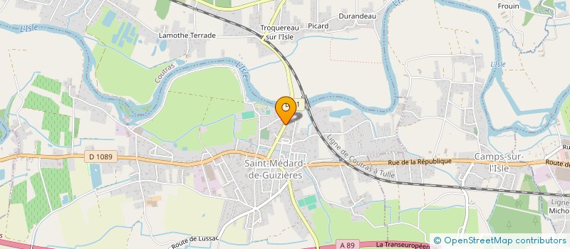 localisation de l'entreprise MADAME LAURA VIANCE  SAINT-MEDARD-DE-GUIZIERES