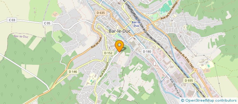 localisation de l'entreprise MADAME LAURA VIERRE à BAR-LE-DUC