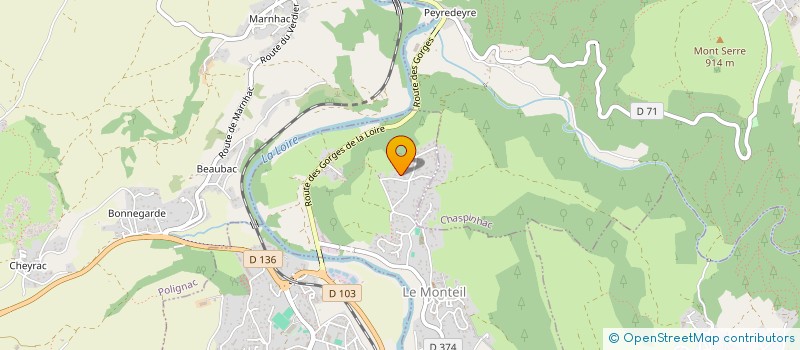 localisation de l'entreprise MADAME LAURA VIGIER à LE PUY-EN-VELAY