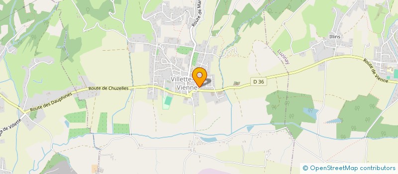 localisation de l'entreprise MADAME LAURA VILLERS  VILLETTE-DE-VIENNE