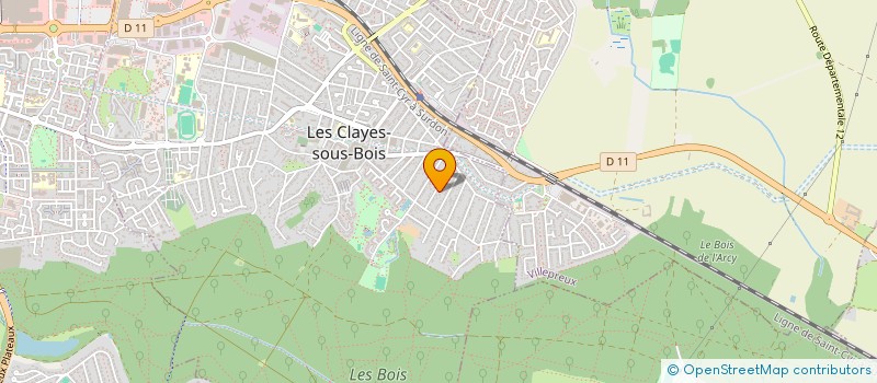 localisation de l'entreprise MADAME LAURA VINCENT à CLAYES-SOUS-BOIS (LES)