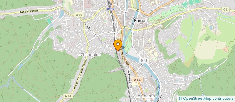 localisation de l'entreprise MADAME LAURA VINCENT  CHANTRAINE