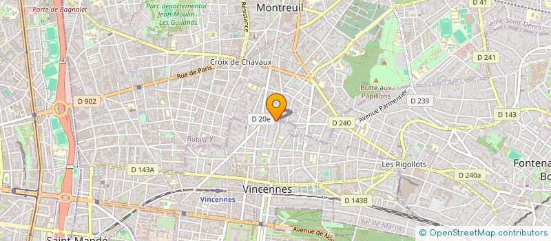 localisation de l'entreprise MADAME LAURA VIREY  MONTREUIL